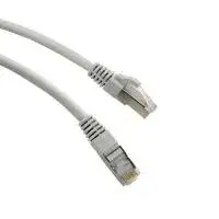 10ks patch kabel Cat.6A, stíněný, 7m, šedý