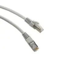 10ks patch kabel Cat.6A, stíněný, 7m, šedý
