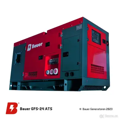 Dieselový generátor BAUER GFS-24 ATS 24 kW / 30 kVA