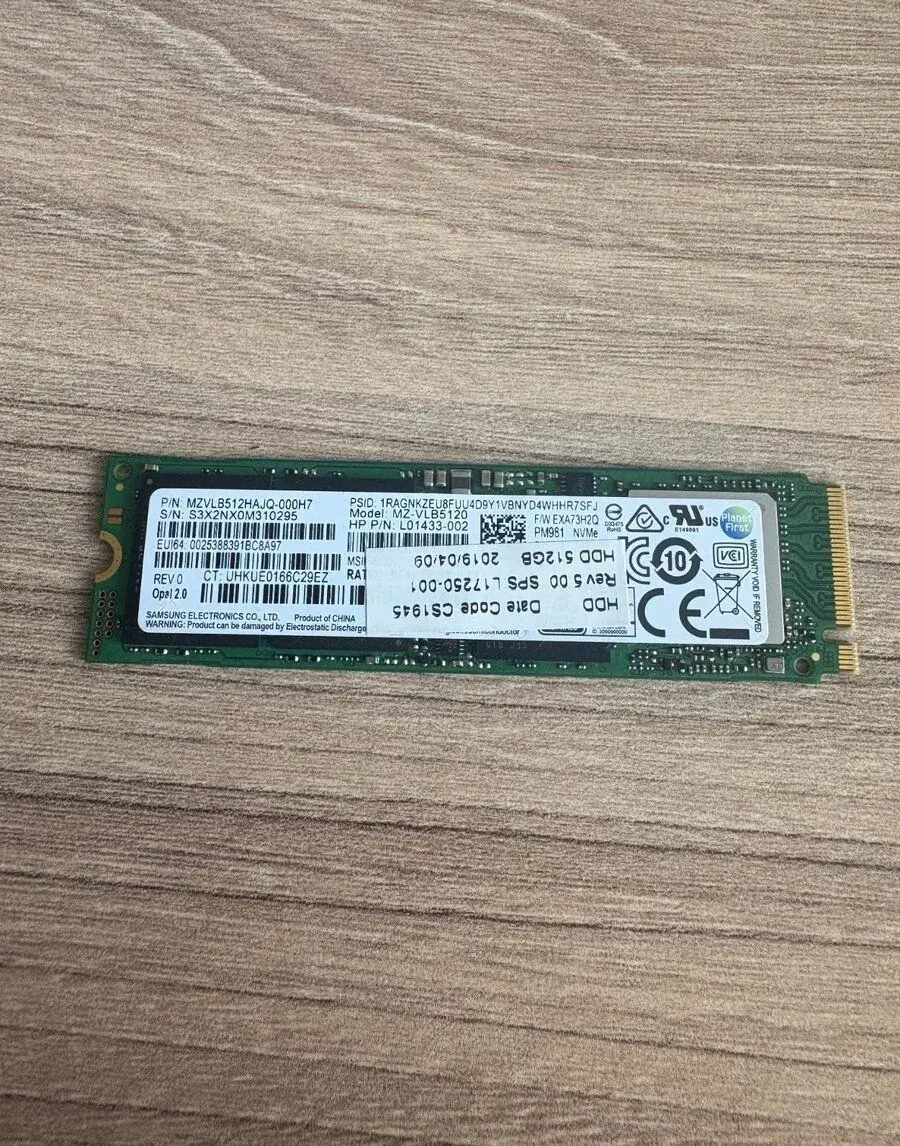 Samsung PM981 512GB NVMe M.2 SSD – 100 % zdraví