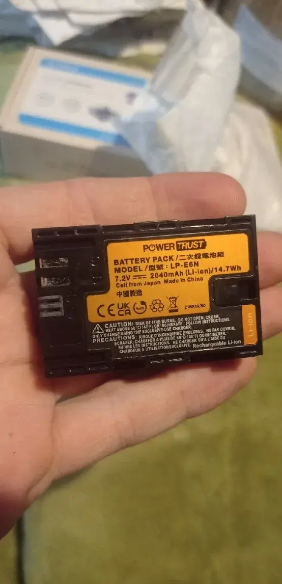 Akumulátor Canon Lp-e6 japan - Nový Pro