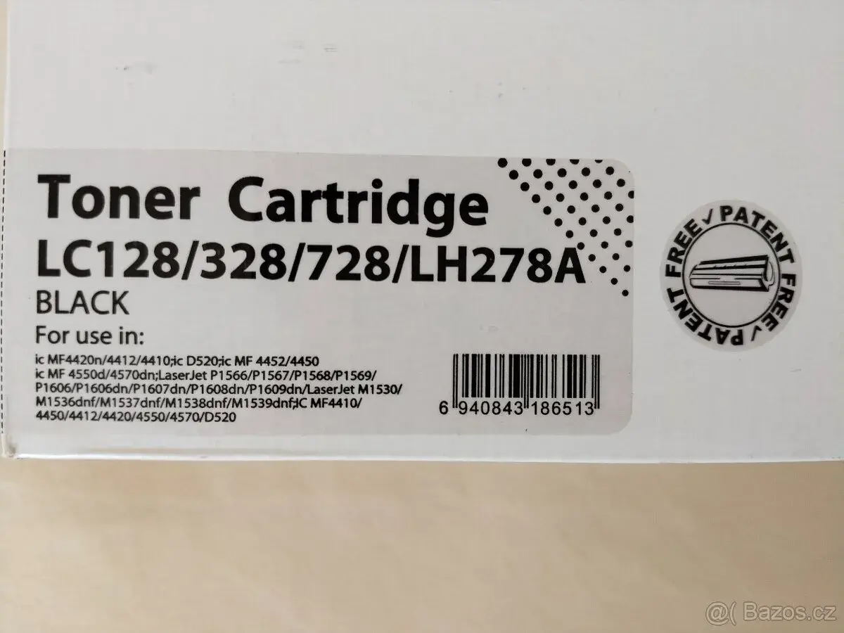 CANON Toner, cartridge, LC128/328/728/LH278A, black, NEW