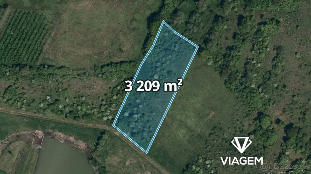 Zahrada 3 209 m², Podíl 25 % o výměře 802 m²