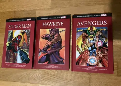 Nejmocnější hrdinové Marvelu, Spider-Man, Hawkeye, Avengers