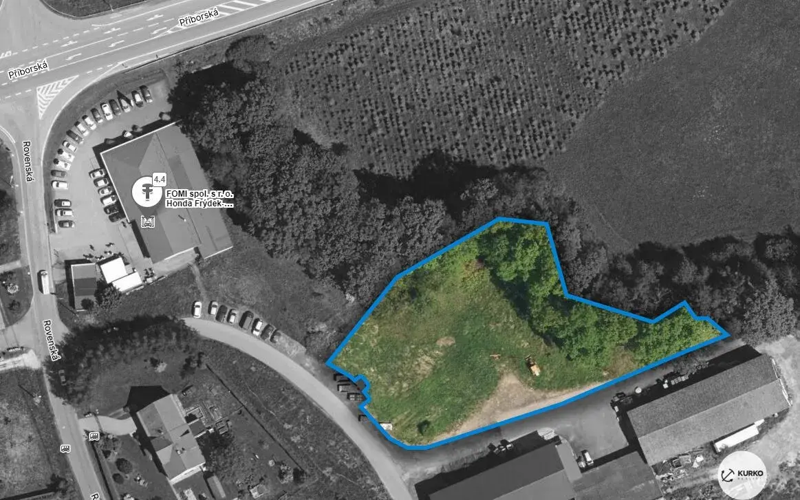 Prodej komerčního pozemku 3810 m2, Frýdek-Místek