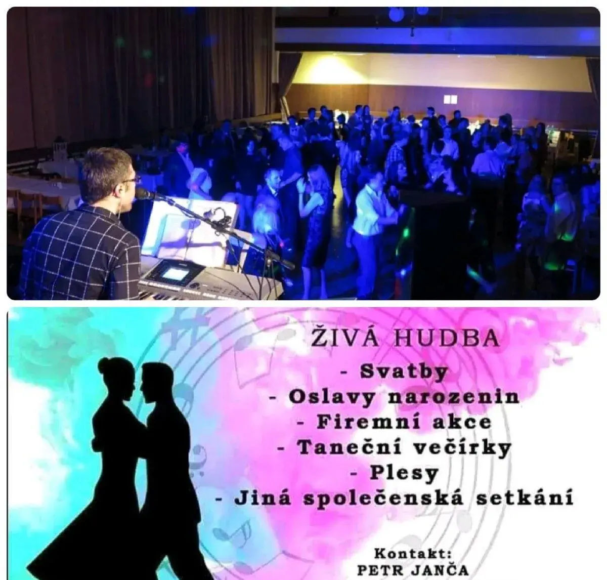 Živá hudba - svatby, oslavy DJ.Produkce Nový Jičín