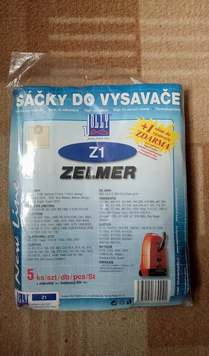 Sáčky do vysavače Zelmer Z1