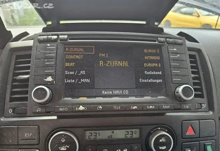 Autorádio rádio VW Multivan T5 a Touareg