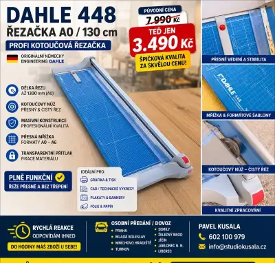 DAHLE 448 A0 | Profi řezačka 130 cm | stav