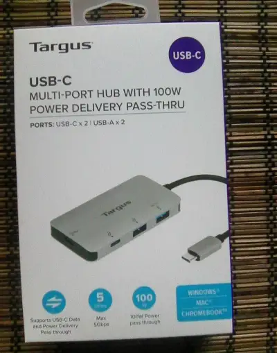 Targus kompaktní vice portový rozbočovač - nový
