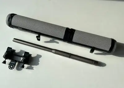 Vintage Shotgun condenser microphone pro video Sony C74