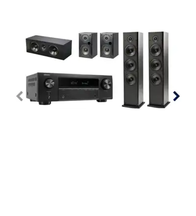 AV Receiver Denon AVR-X580BT+ repro Polk T15, T30, T50 černý