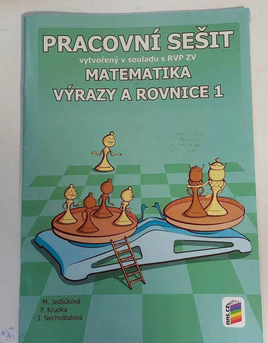 Pracovní sešit matematika