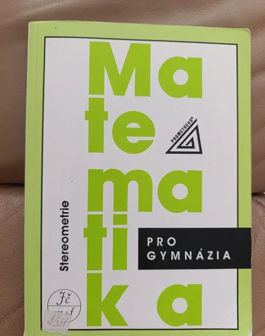 Matematika pro gymnázia stereometrie Prometheus