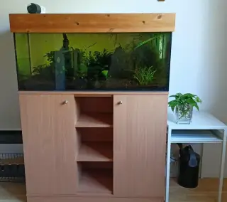 Akvárium se skříňkou na míru, 160 l