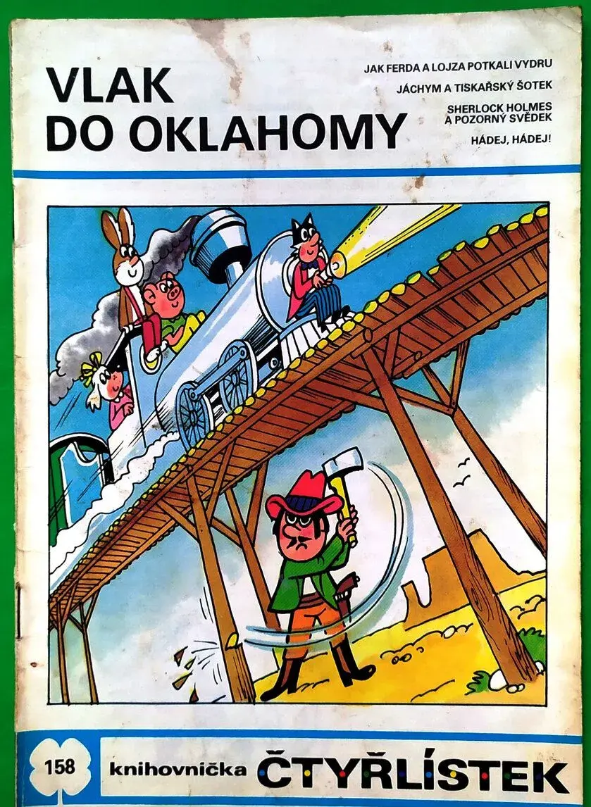 ČTYŘLÍSTEK č. 158/1988 VLAK DO OKLAHOMY