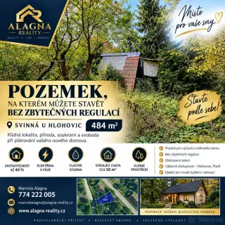 Nemovitost – pozemek 484 m²