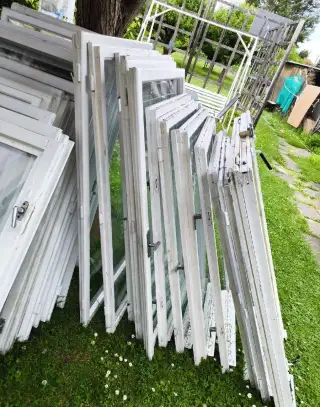 Stará okna - na skleník