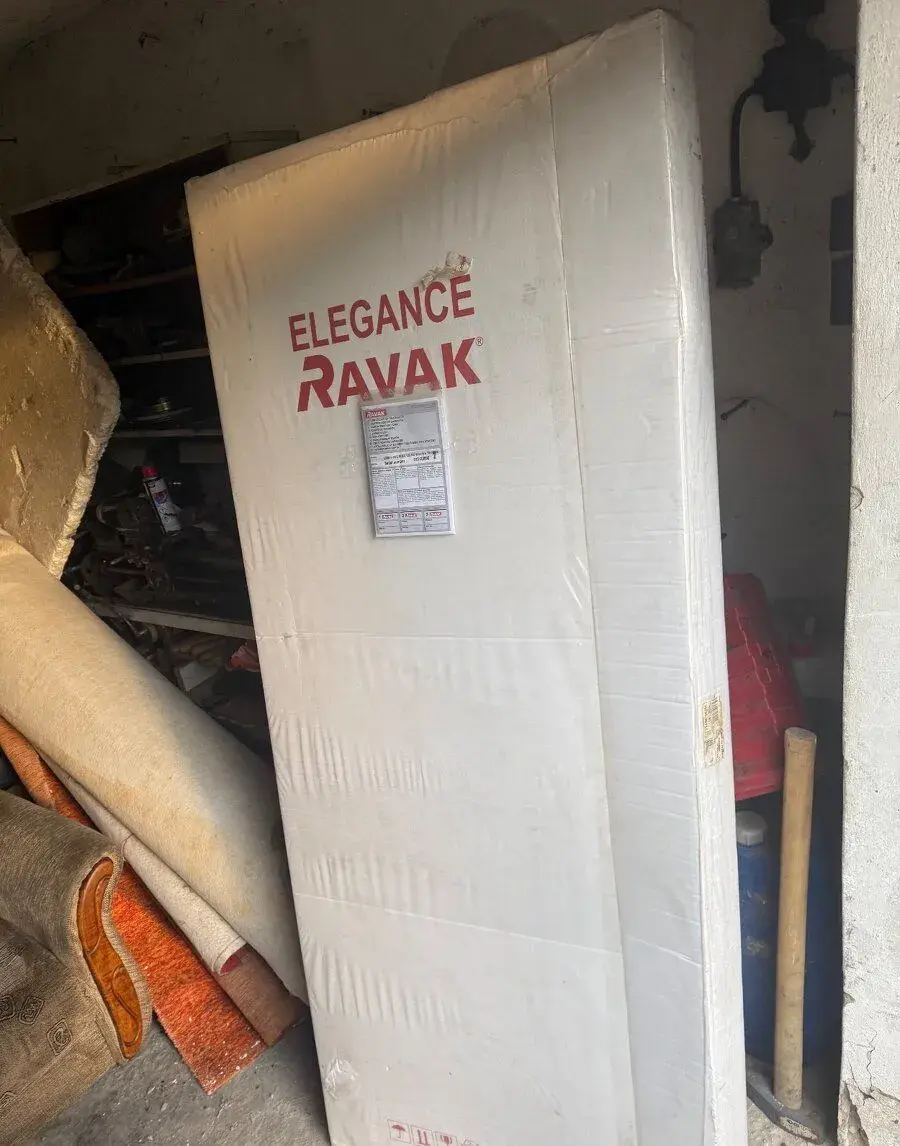 vanova zástěna Ravak EVSK1-85 L Rosa v bílém provedení čira