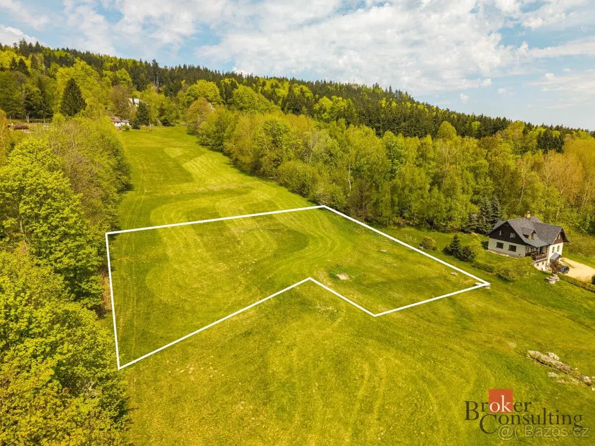Prodej, pozemky/bydlení, 2523 m2, Velké Hamry , Jablonec nad