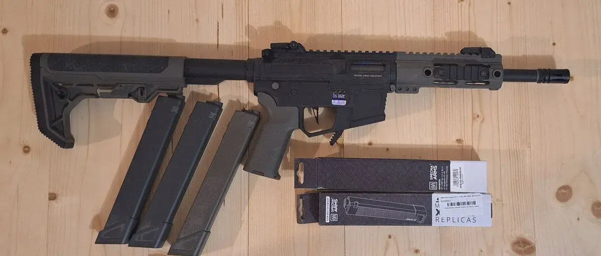 Airsoftová zbraň SA-FX01 FLEX™ HAL ETU™ Gen.2 - olivová, Spe