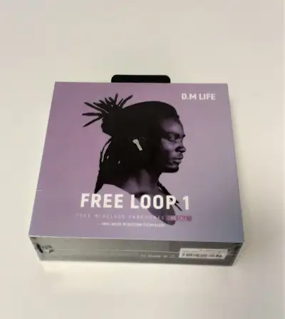 Bezdrátová sluchátka DM.LIFE Free Loop 1 bíla