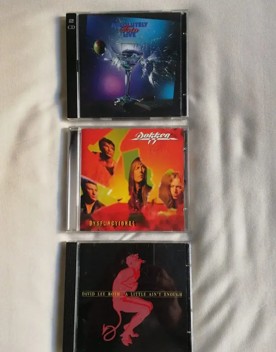 3 CD TOTO, DOKKEN, DAVID LEE ROTH