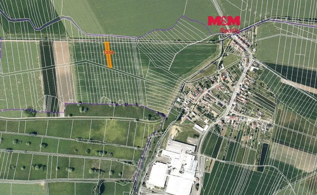Prodej pole, 1917 m², Popůvky u Kojetína