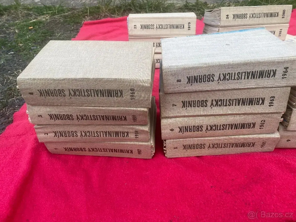 KOMPLETNÍ řada Kriminalistický sborník 1957-1983
