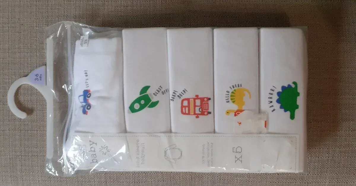 Nová body s dlouhým rukávem 3-6 měsíců