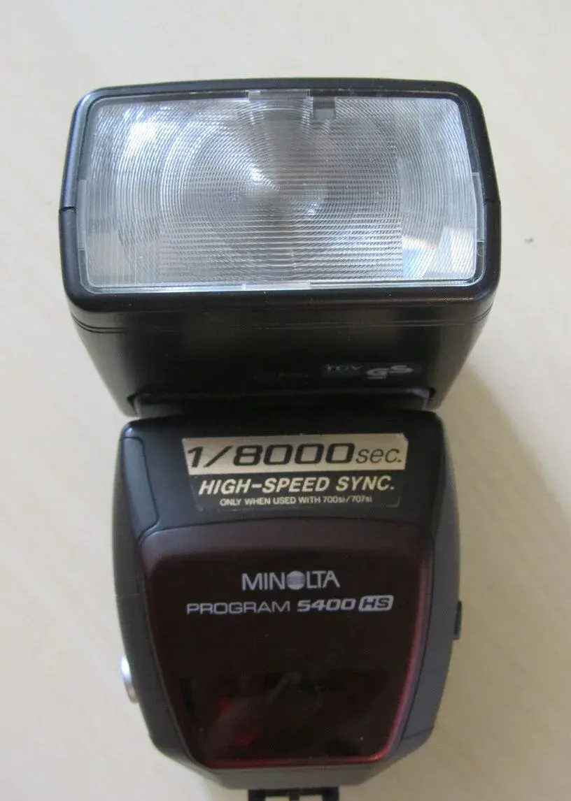 Blesk Minolta Program 5400 HS-výkonný,profi-Top stav