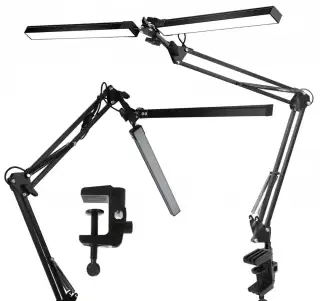 Dvojitá ultraširoká LED stolní lampa