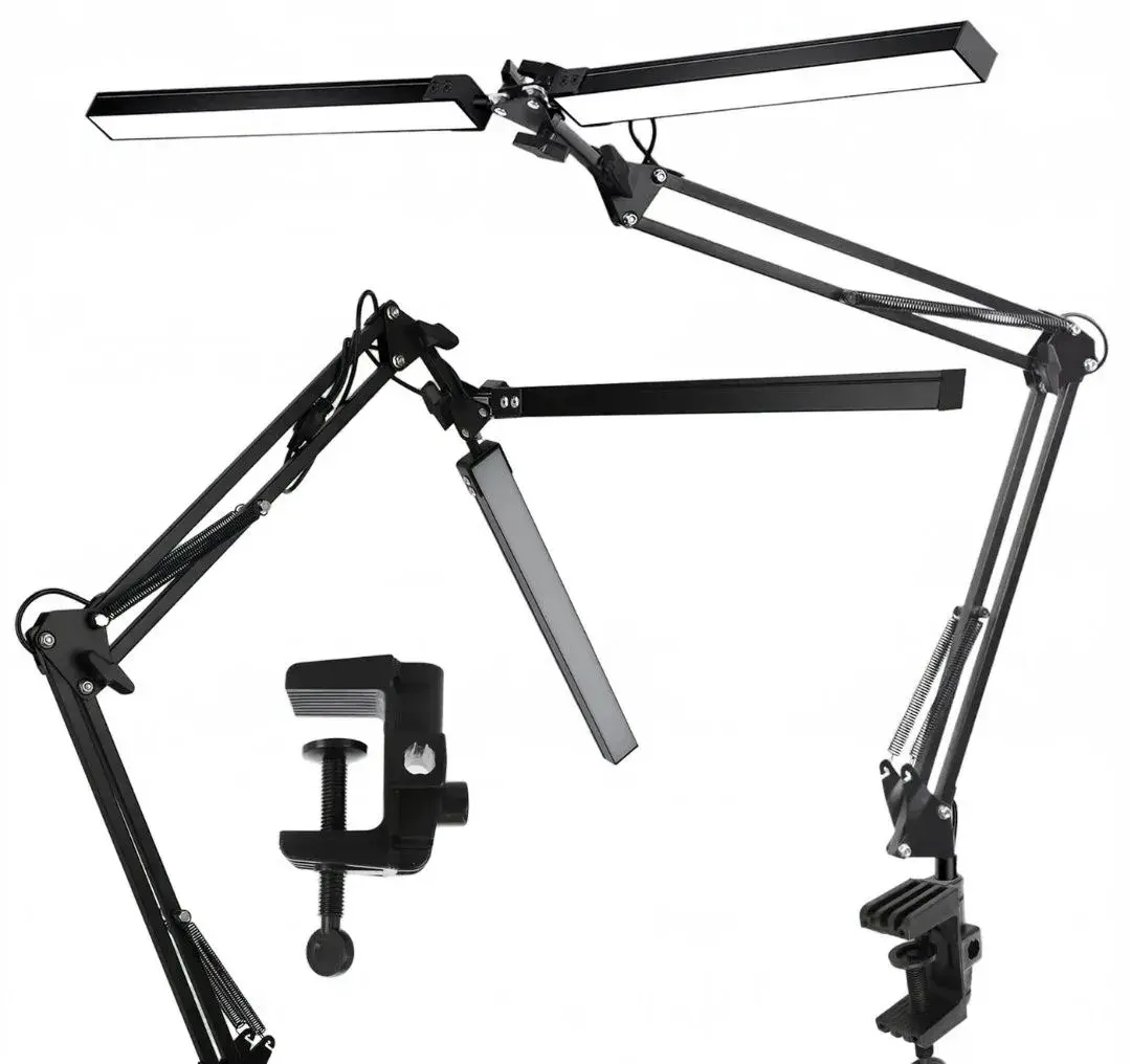 Dvojitá ultraširoká LED stolní lampa