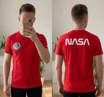 Nové pánské tričko Alpha Industries NASA vel. S