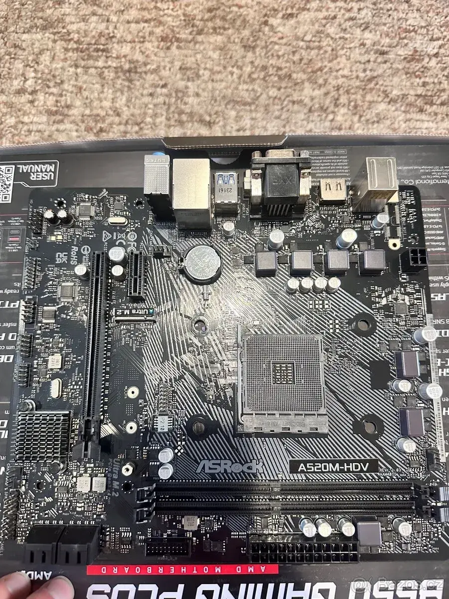ASRock A520M-HDV (AM4) – základní deska (Osobní předání)