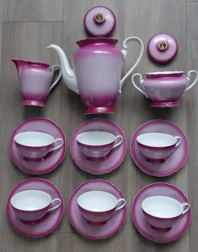 Čajový porcelánový servis