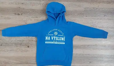 Chlapecká bavlněná mikina ZŠ Na Výsluní 7-8 let