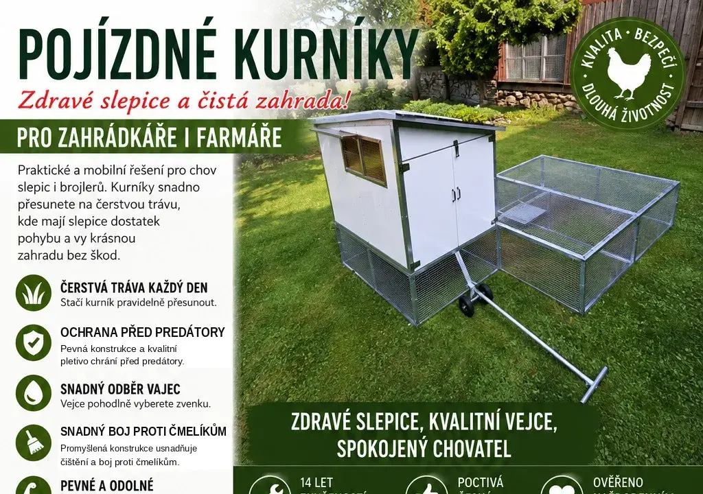 Pojízdné kurníky
