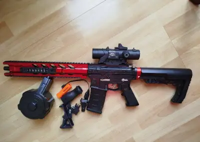 Puška elektrická na gelové kuličky