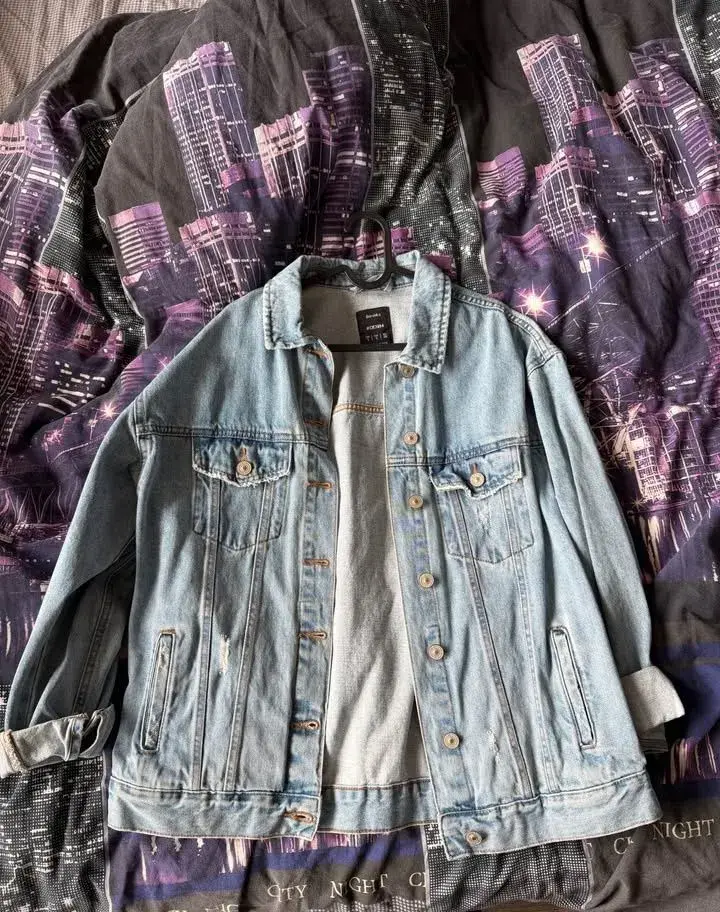 BERSHKA - Džínová bunda