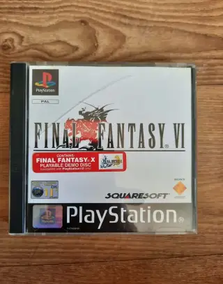 Final Fantasy VI PAL Ps1 Playstation 1