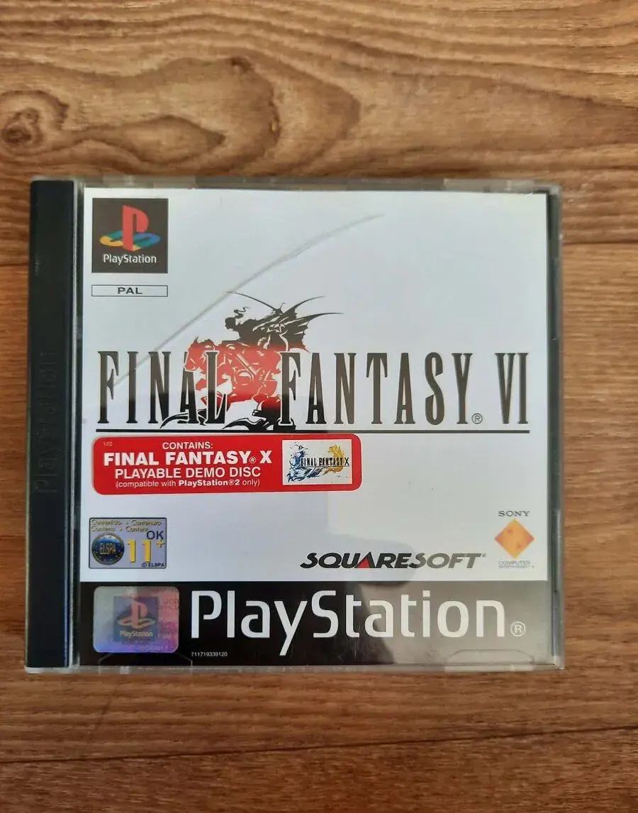 Final Fantasy VI PAL Ps1 Playstation 1