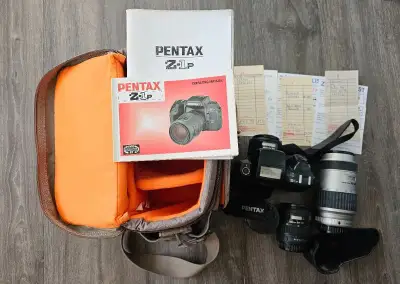 Špičkový set Pentax Z-1P + 4 objektivy (včetně 50mm f/1.4)
