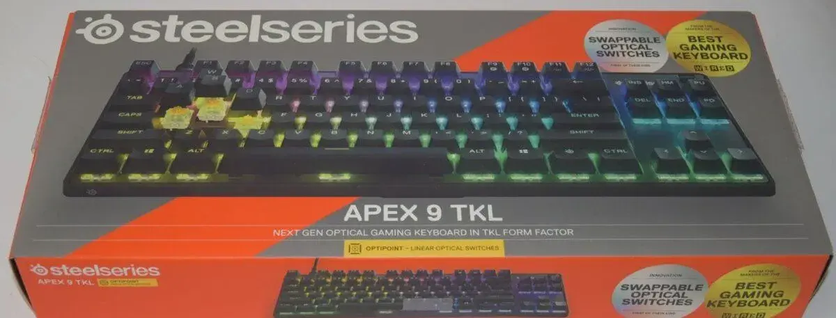 SteelSeries Apex 9 TKL + myš bezdrátová.MICROSOFT