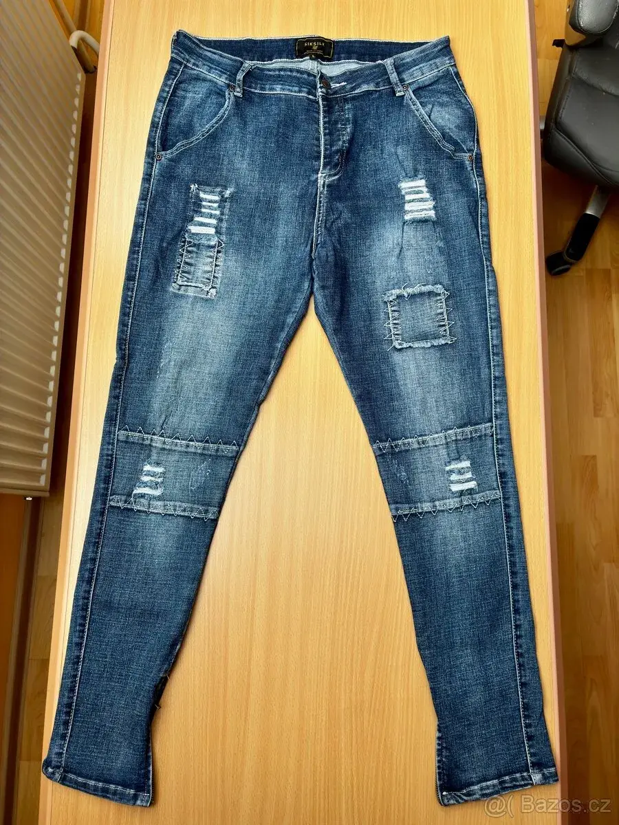 Pánské Skinny Jeans SIKSILK vel. L