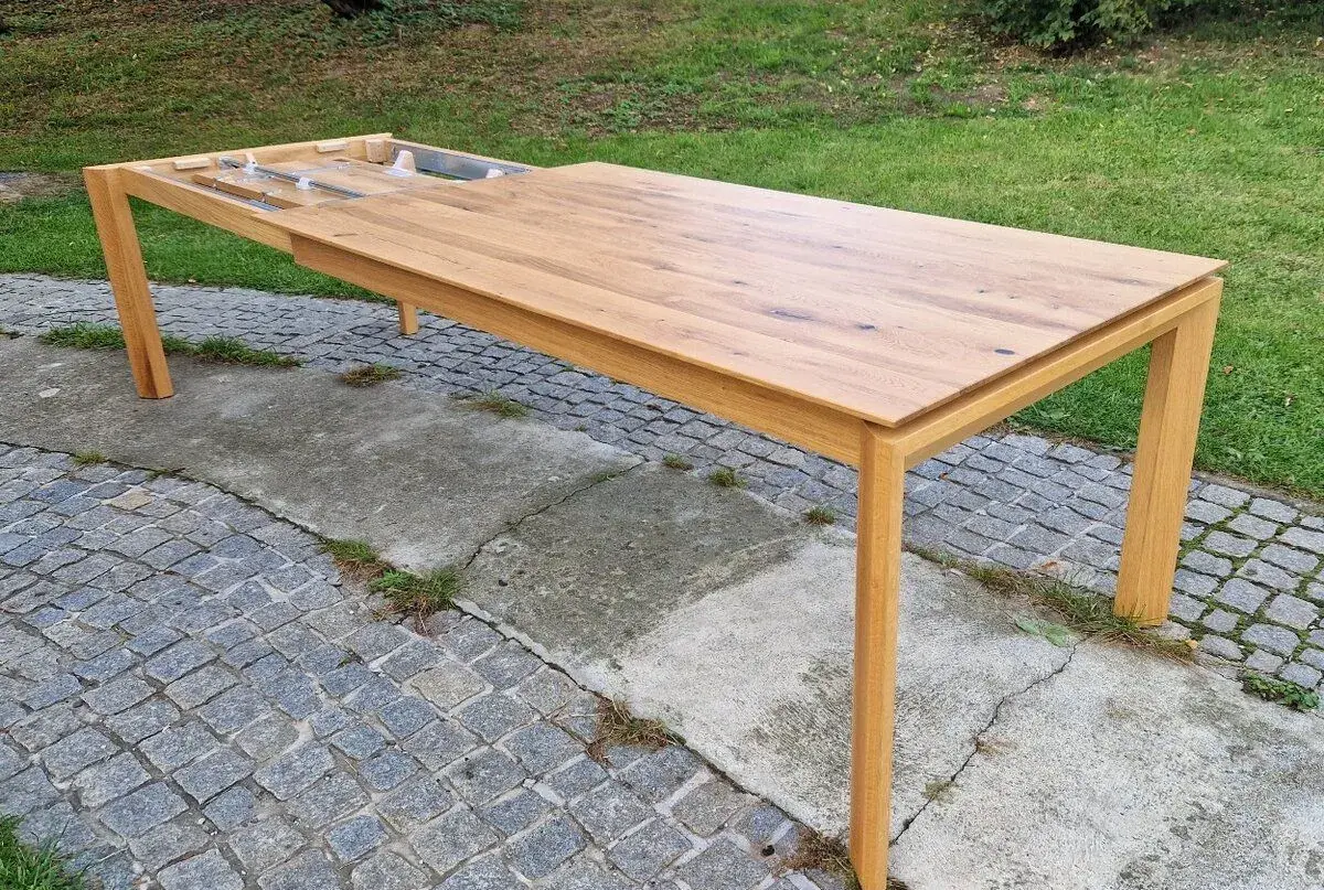 Nový rozkládací jídelní stůl 100x180→280cm