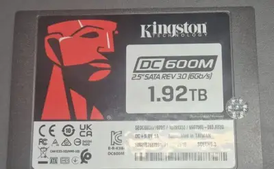 Kingston DC600M 1,92TB Enterprise SSD SATA – zdraví 100 %