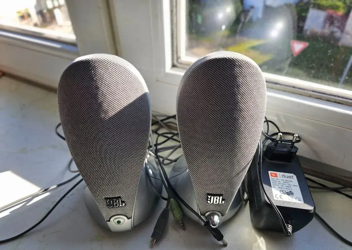 PC reproduktory JBL Duet (Harman) + adaptér