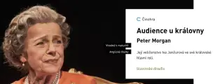 2 vstupenky na Audience u královny 28.3. 2027