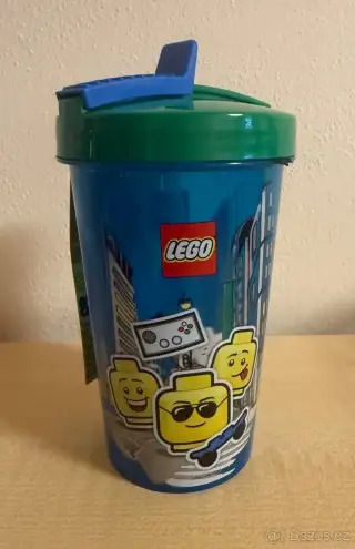 LEGO Iconic Boy - Láhev na pití s brčkem Zabalené